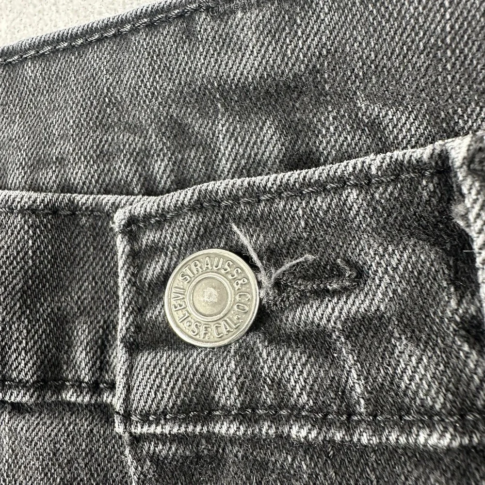 Levi's 514 Men's‎ Denim Jeans Size 29x30 Black Mid-Rise 5 Pockets